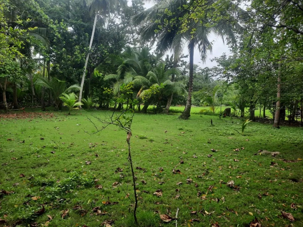Casa de playa en zancos aislada en una hectárea de terreno