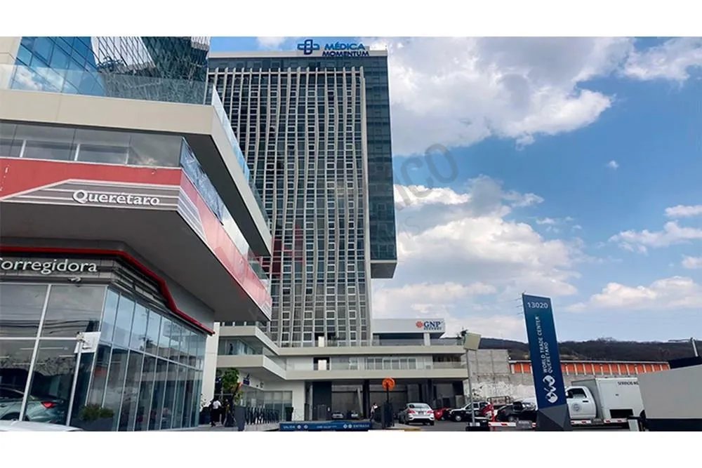 Renta consultorio en wtc juriquilla, querétaro piso 8