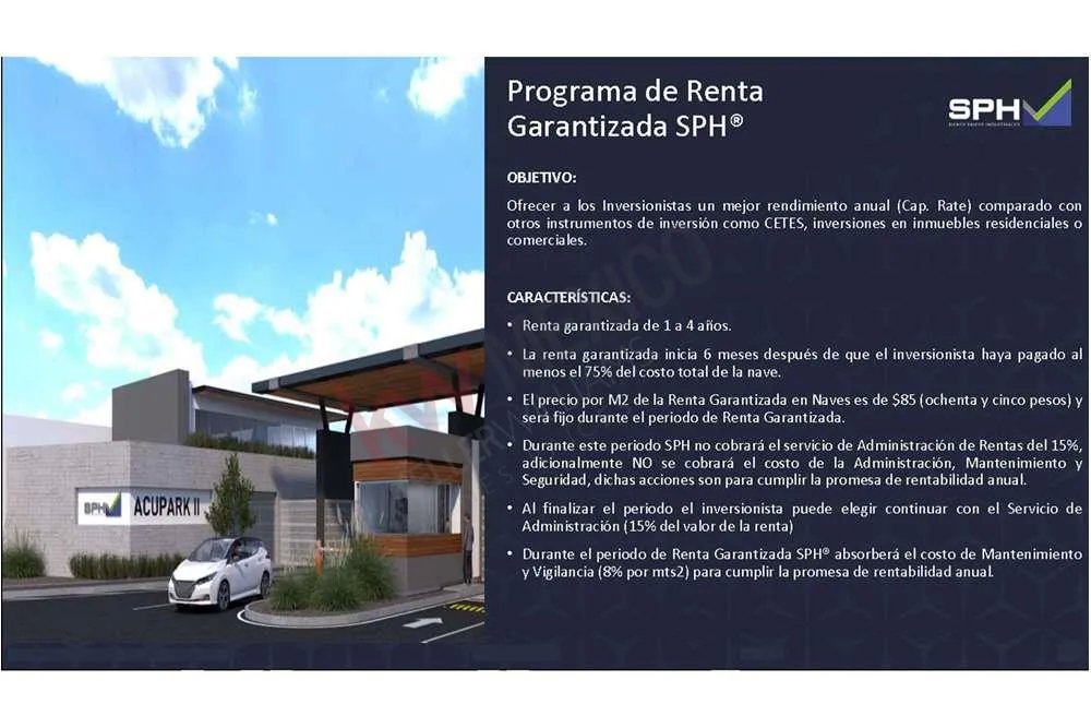 Nave industrial en renta  /  parque industrial acupark ii - frente al ...