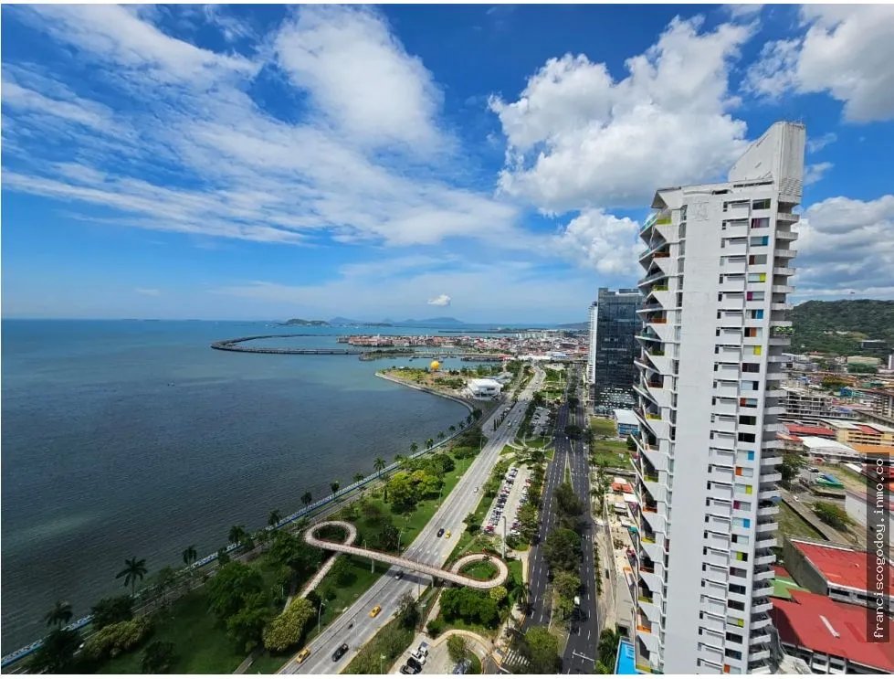 Apartamento en alquiler ph rivage tower, avenida balboa