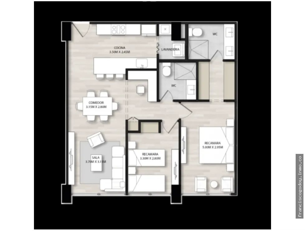 Apartamento nuevo en venta en la cresta