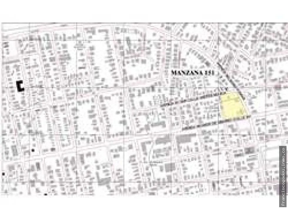 Venta de terreno en calle 50 y vía porras