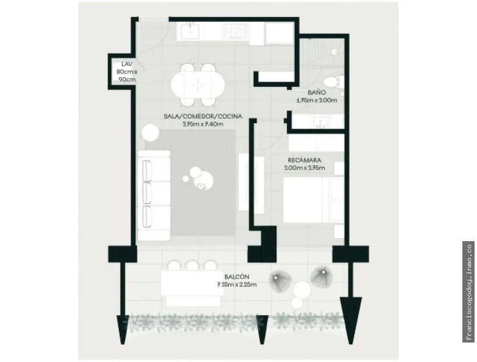 Venta de apartamento en coco del mar, san francisco
