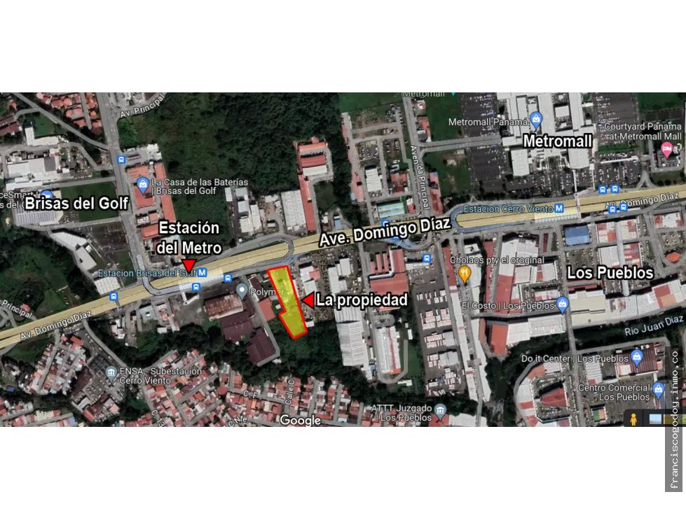 Terreno en venta en vía tocumen, juan díaz