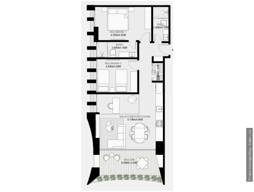 Venta de apartamento en coco del mar, san francisco