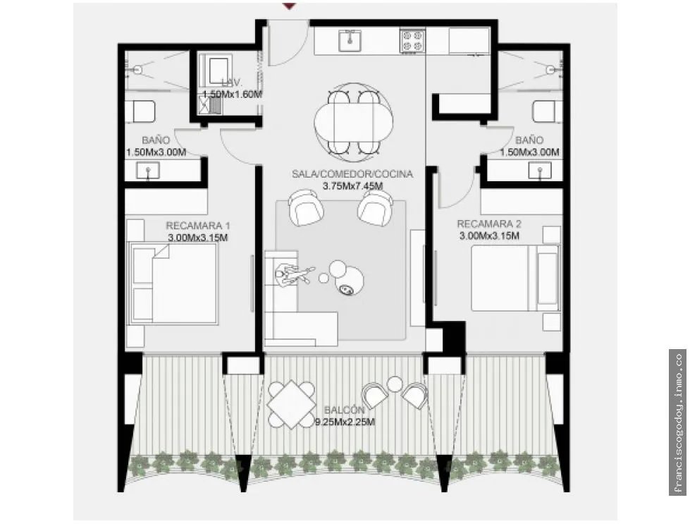 Venta de apartamento en coco del mar, san francisco