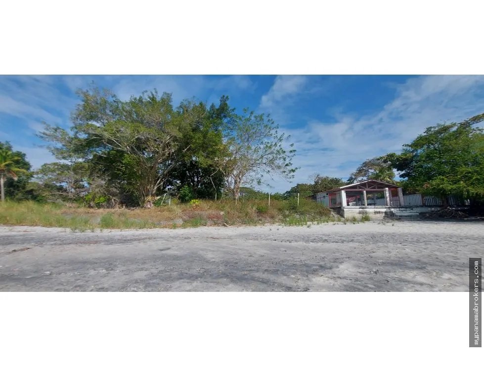 Se venden lotes frente al mar en juan hombron, río hato