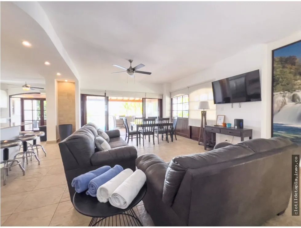 Se vende dúplex frente al mar en playa blanca, río hato