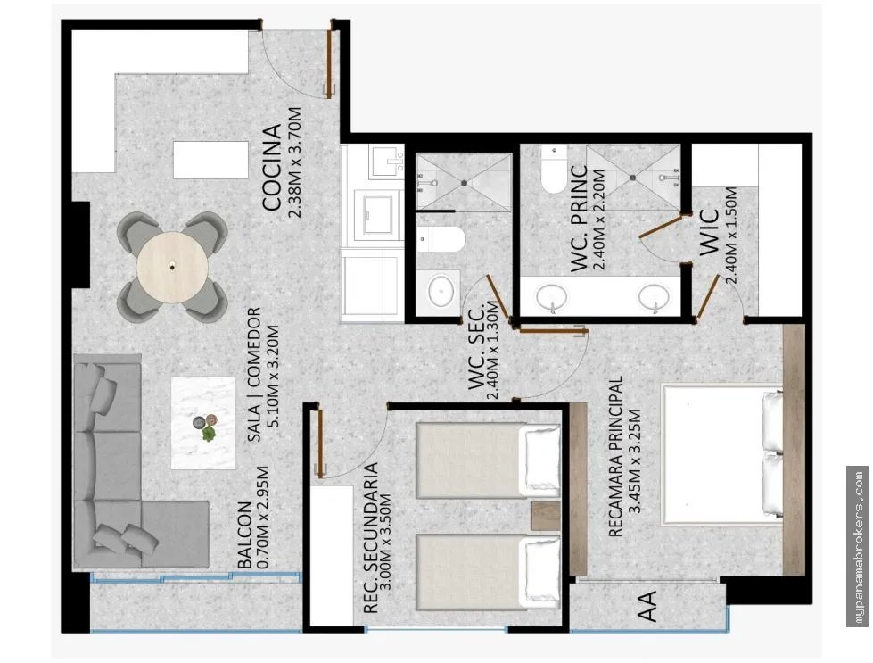 Venta de apartamento en coco del mar - san francisco