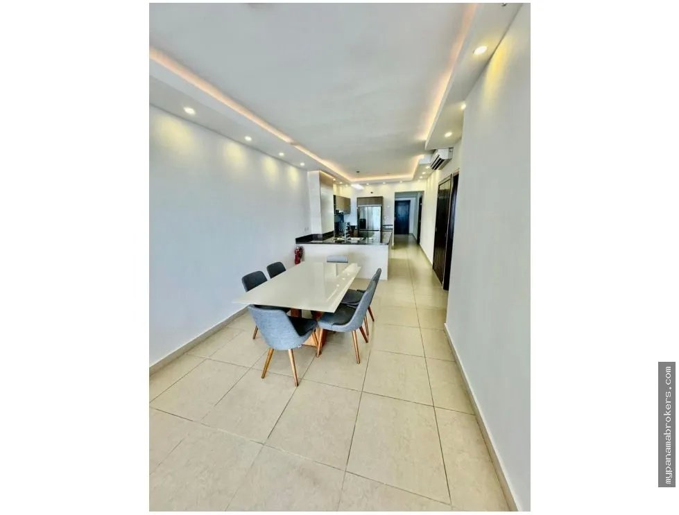Venta de apatamento amoblado en ph rivage, ave. balboa