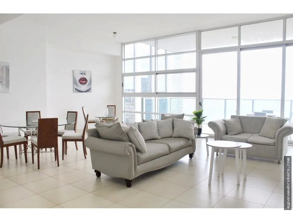 Alquiler de apartamento amoblado en p.h waters on the bay, panamá