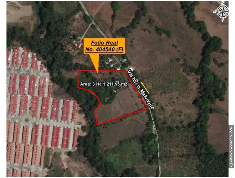 Venta de terreno en malengue, pacora, panamá